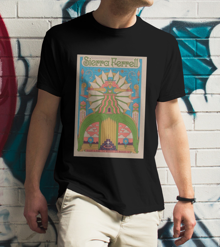 Sierra Ferrell August 5 2026 The Wiltern Los Angeles CA Psychedelic T-Shirt