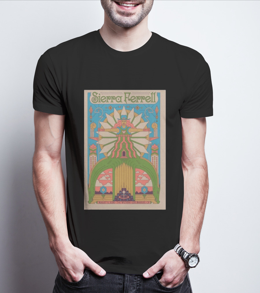 Sierra Ferrell August 5 2026 The Wiltern Los Angeles CA Psychedelic T-Shirt