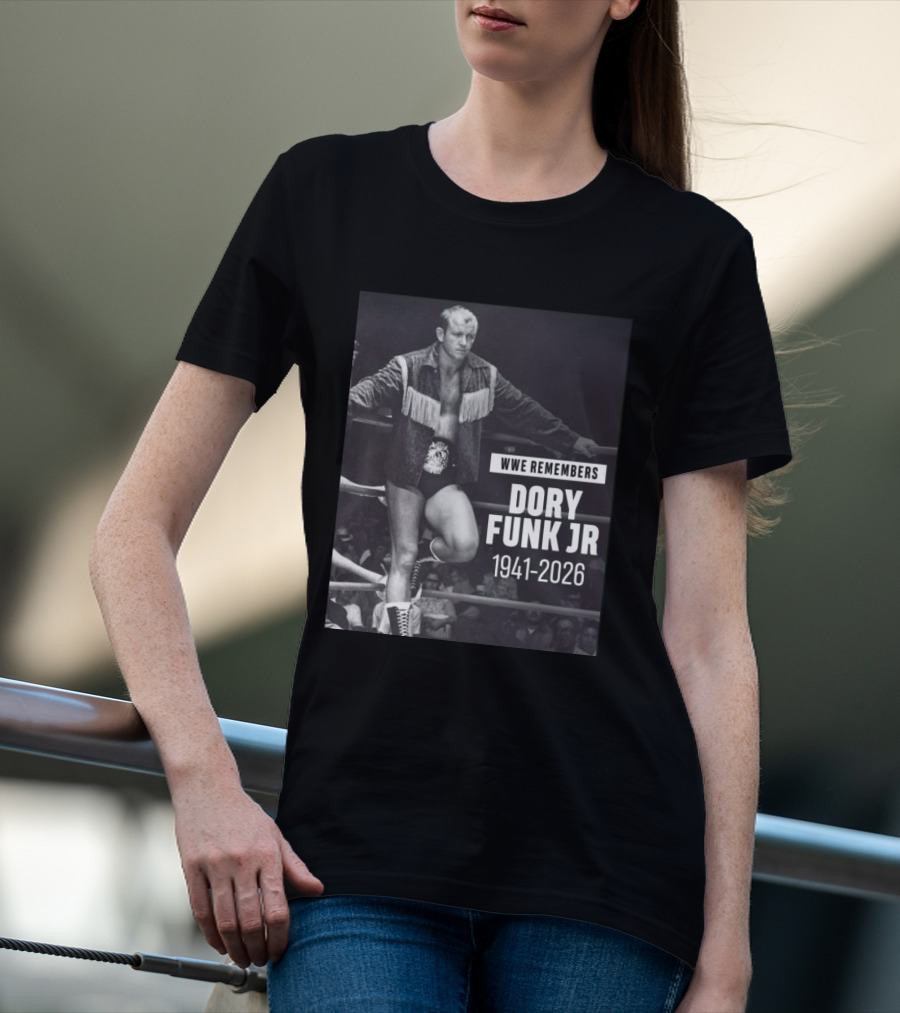 WWE Remembers Dory Funk Jr 1941 2026 T-Shirt