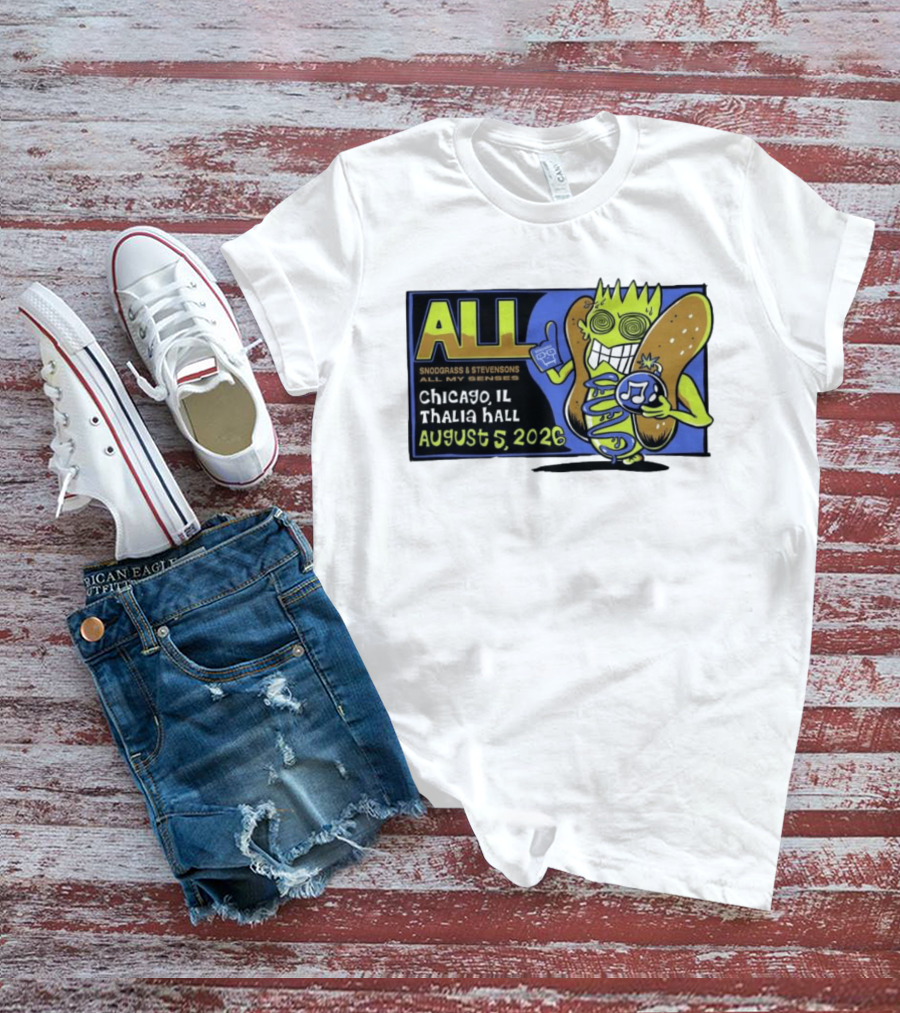 ALL Snodgrass Stevensons Chicago Thalia Hall August 5 2026 T-Shirt