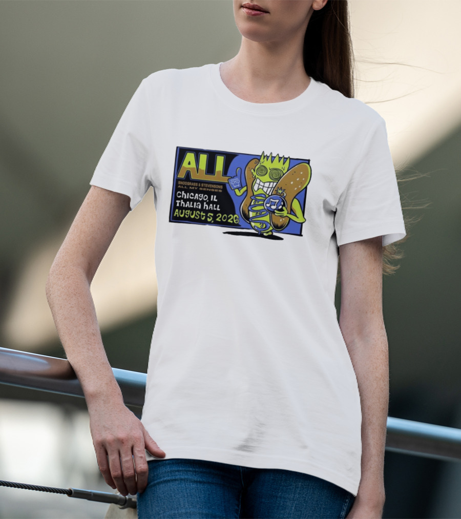 ALL Snodgrass Stevensons Chicago Thalia Hall August 5 2026 T-Shirt