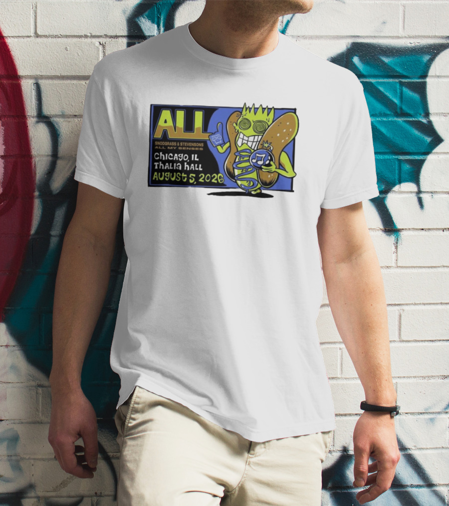 ALL Snodgrass Stevensons Chicago Thalia Hall August 5 2026 T-Shirt