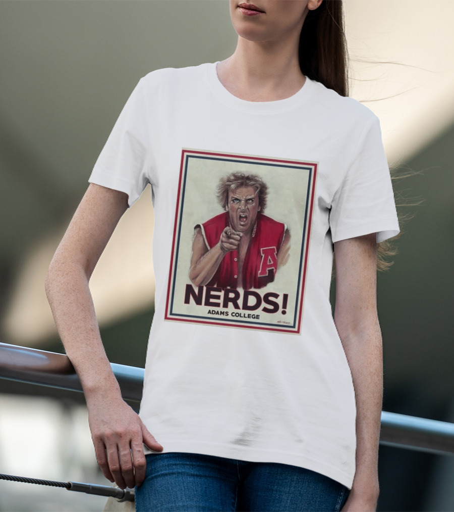 Adams College Nerds Remembering Donald Gibb 1954 2026 T-Shirt