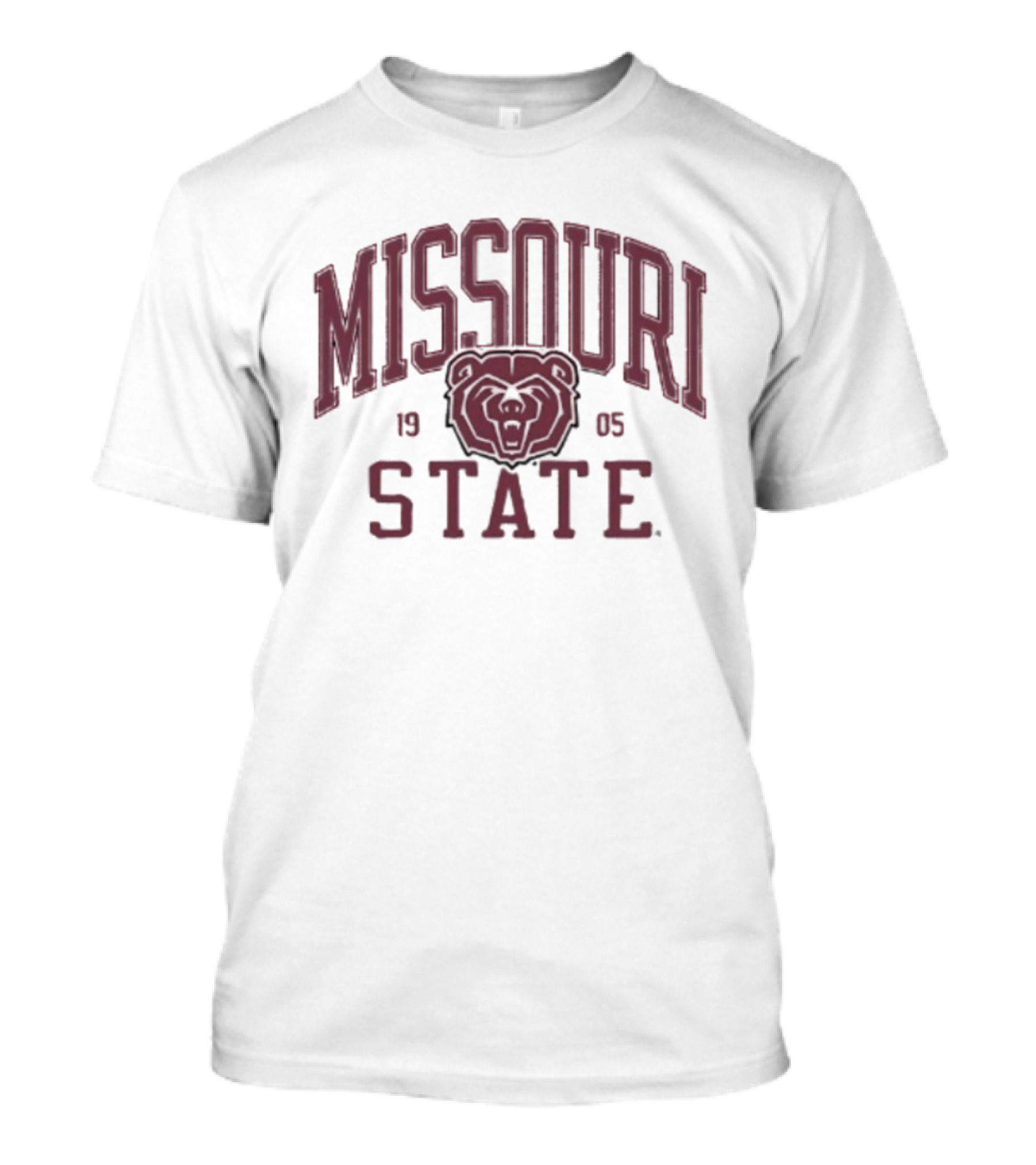 Missouri State Bears 1905 Collegiate Spirit Bear Head T-Shirt