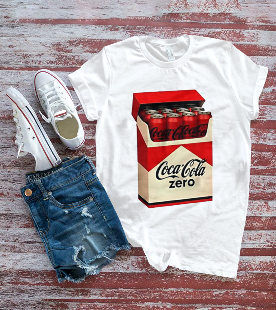 Coca Cola Zero Take The Edge Off Red Box Cans T-Shirt