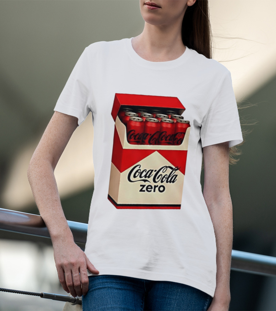 Coca Cola Zero Take The Edge Off Red Box Cans T-Shirt