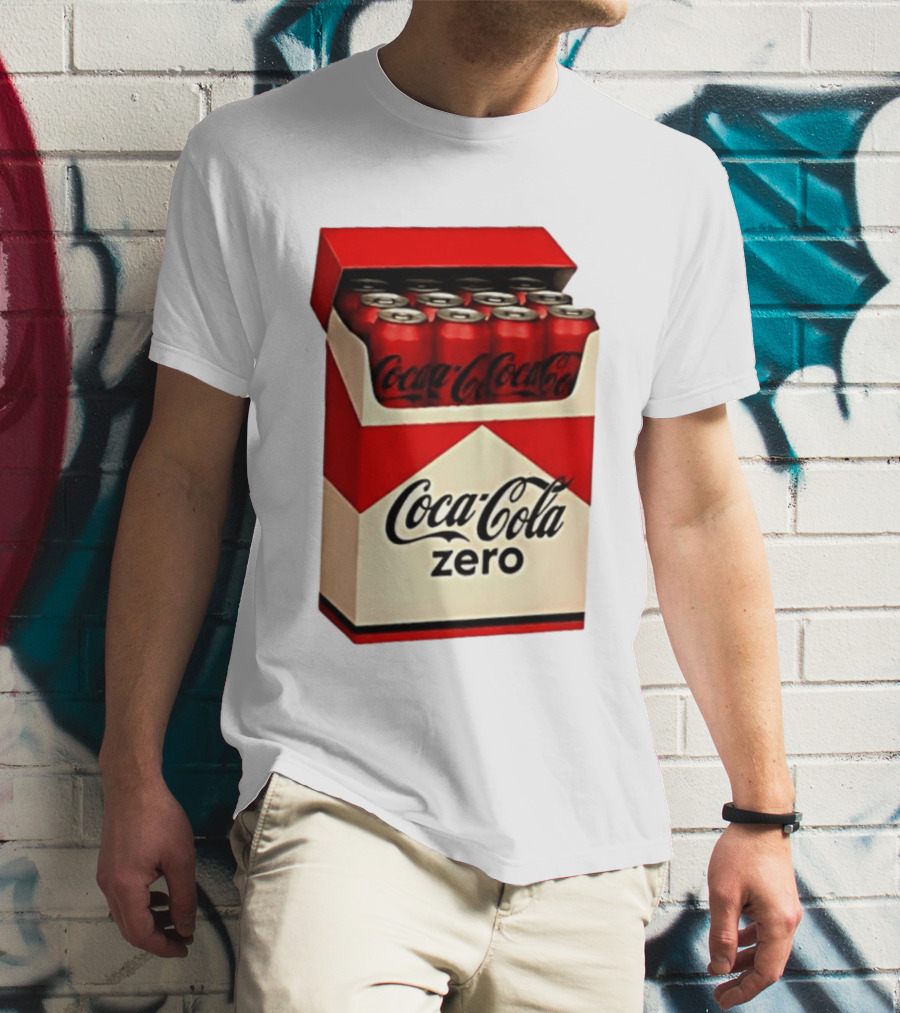 Coca Cola Zero Take The Edge Off Red Box Cans T-Shirt