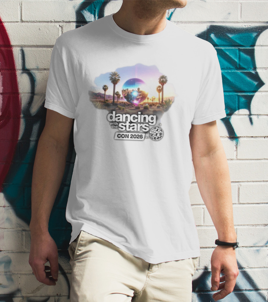 Dancing With The Stars Con 2026 Disco Desert Palm Oasis T-Shirt
