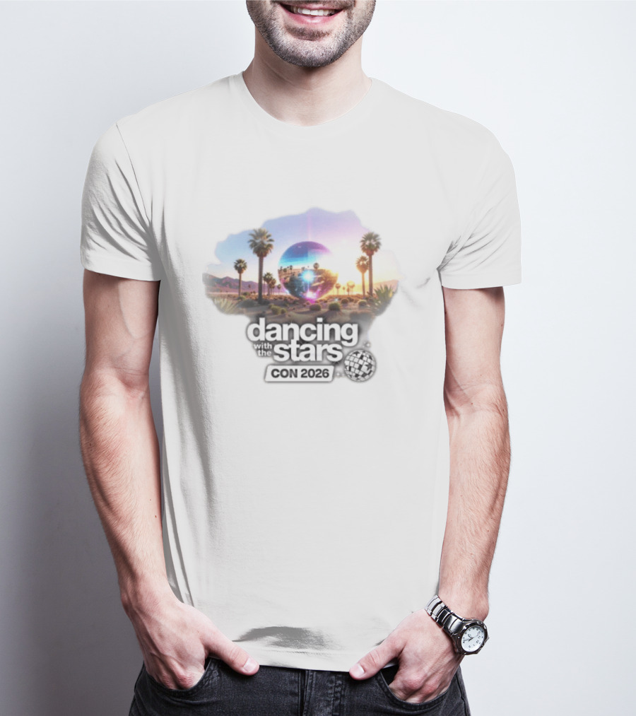Dancing With The Stars Con 2026 Disco Desert Palm Oasis T-Shirt