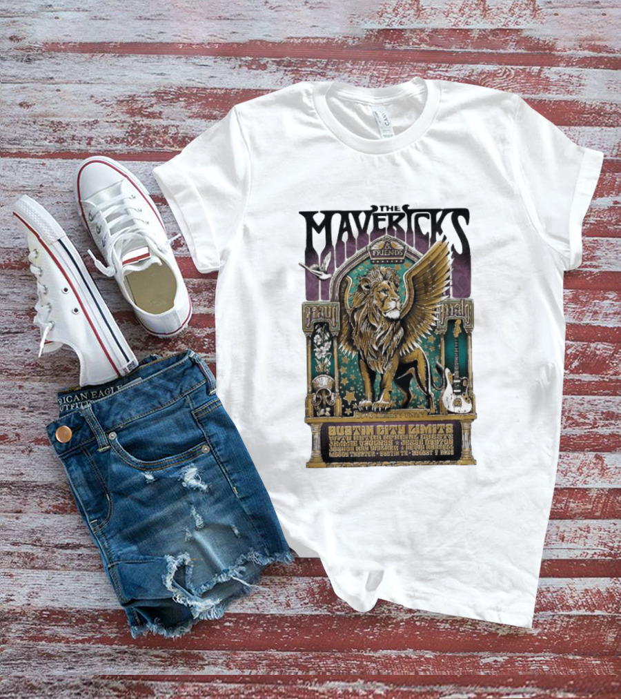 The Mavericks Friends Paul Paul Grateful Unity Austin City Limits Moody Theater August 7 2026 T-Shirt