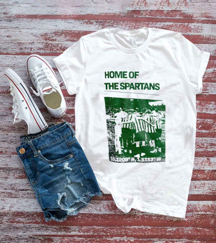 Home Of The Spartans 55.1208° N 15113° W T-Shirt