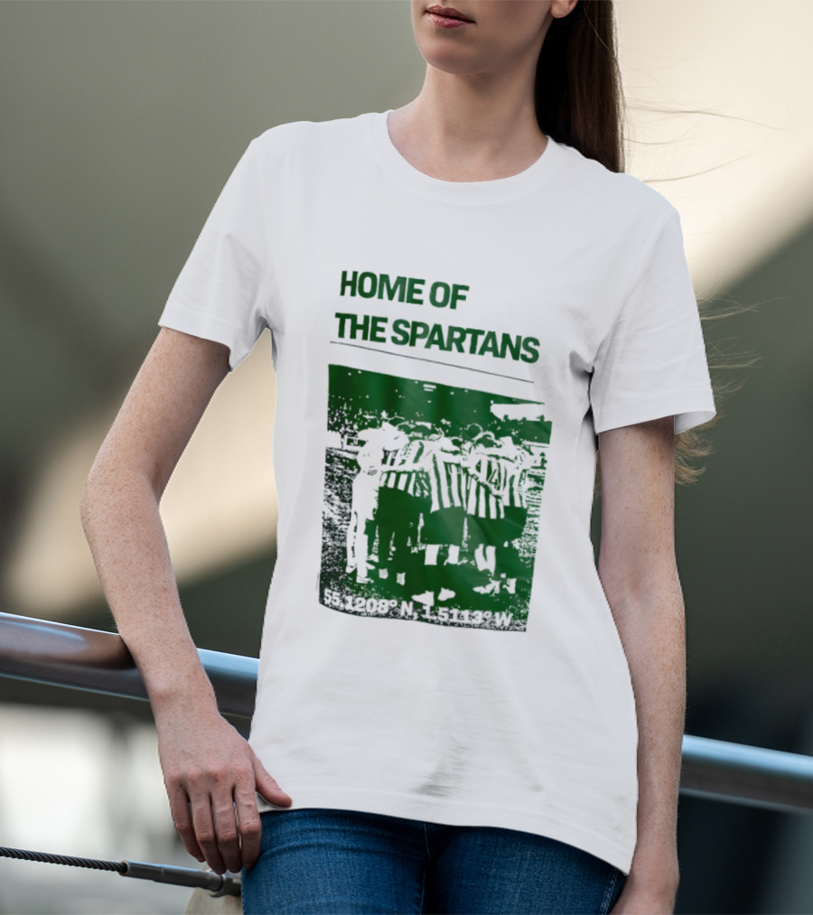 Home Of The Spartans 55.1208° N 15113° W T-Shirt