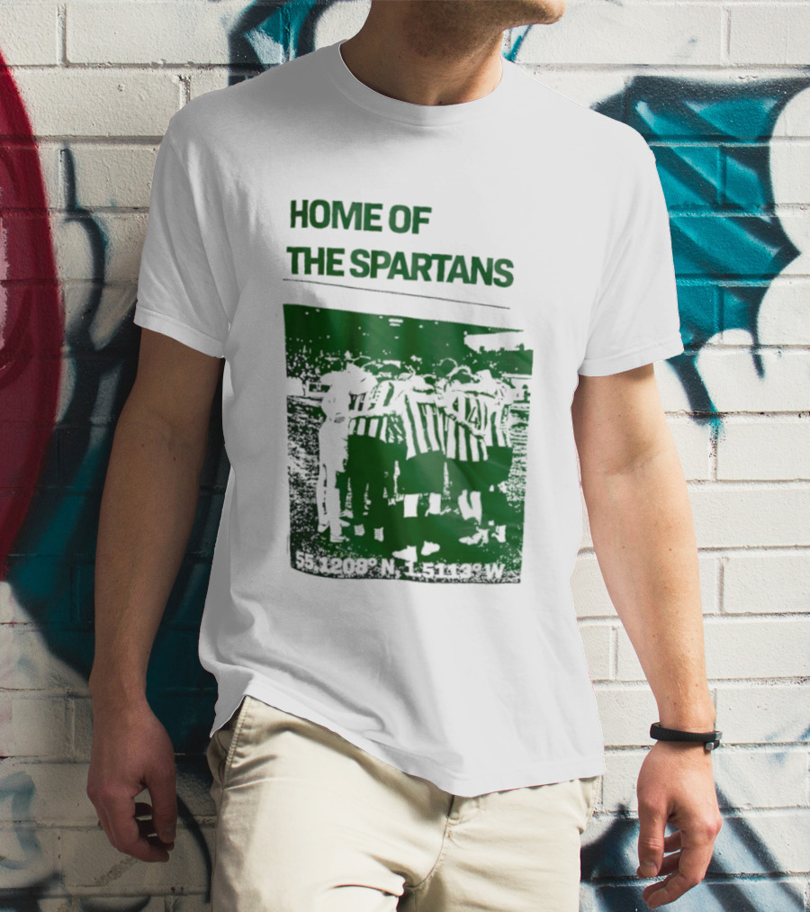 Home Of The Spartans 55.1208° N 15113° W T-Shirt