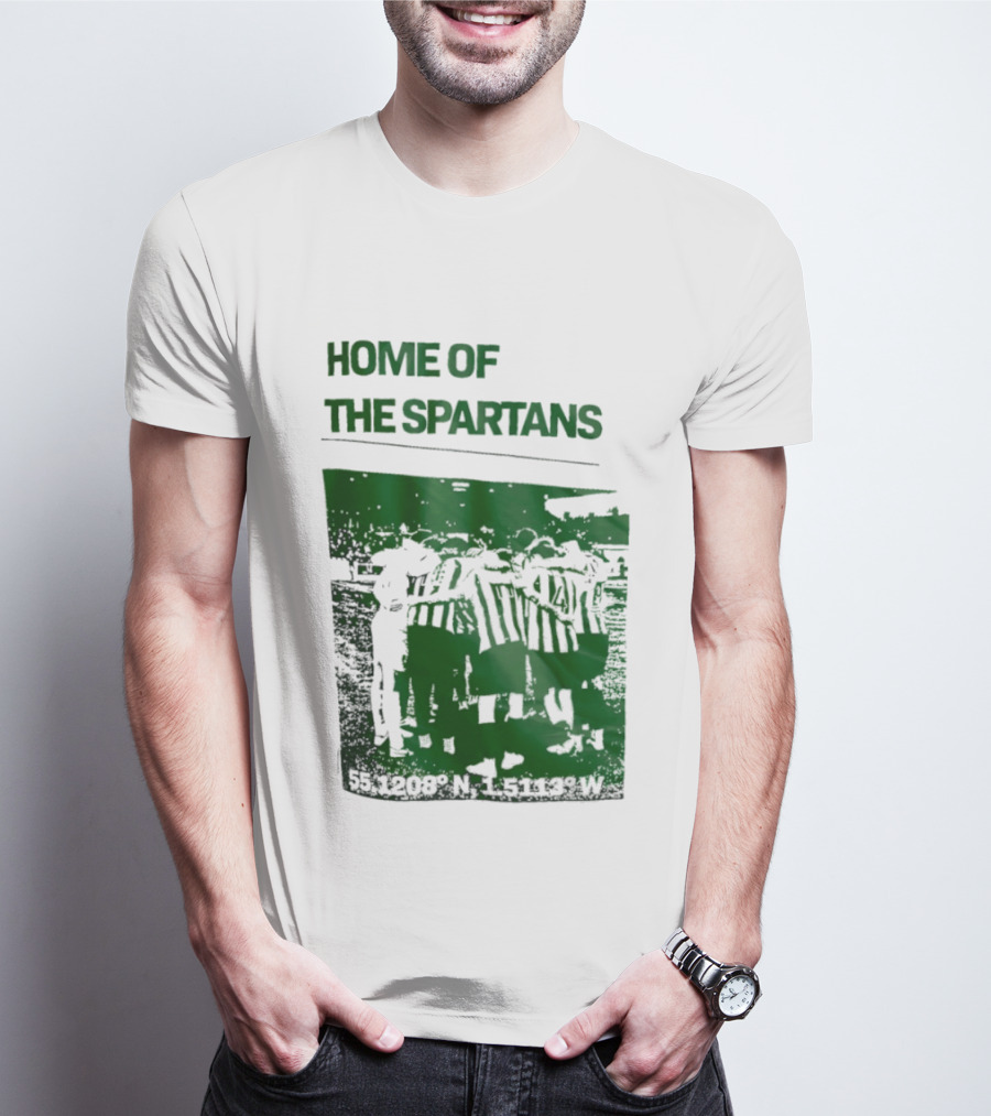 Home Of The Spartans 55.1208° N 15113° W T-Shirt