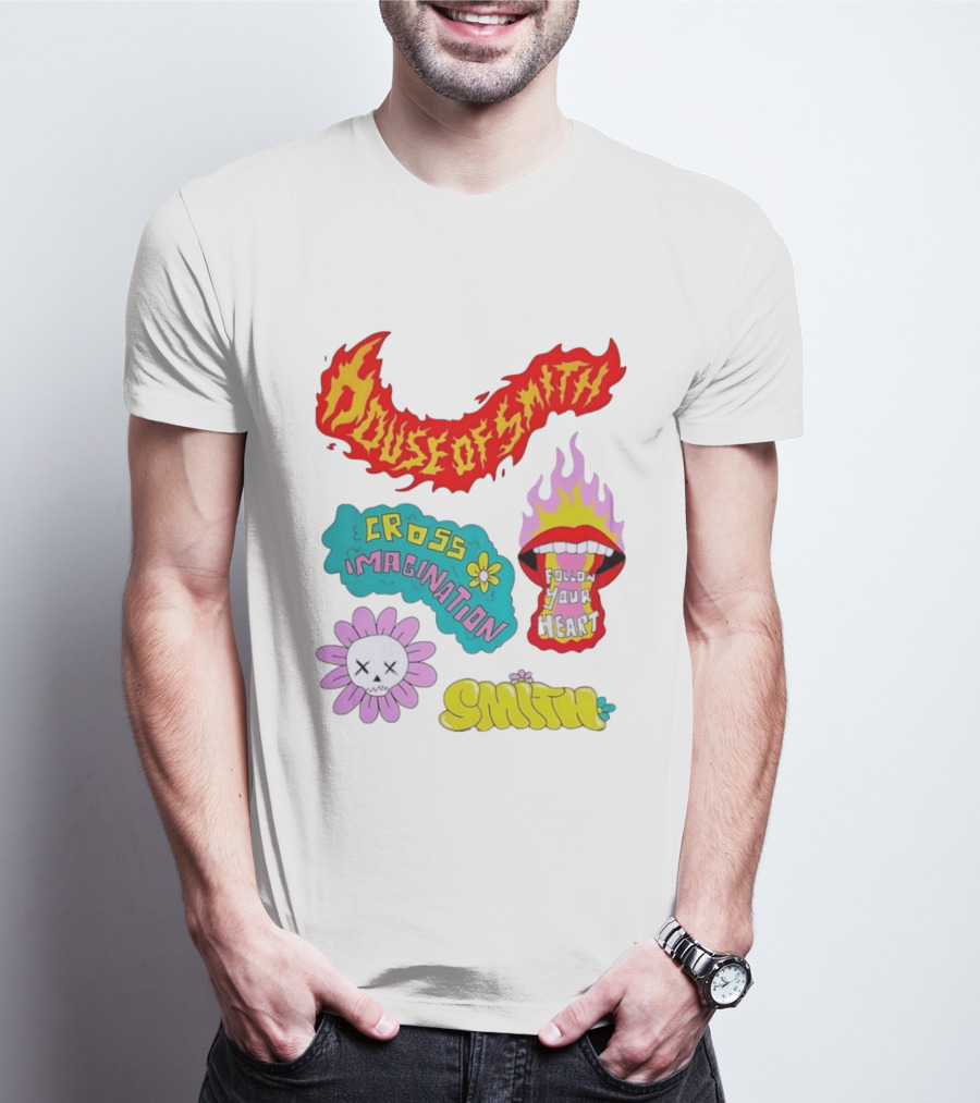 House Of Smith Cross Imagination Follow Your Heart Smith T-Shirt