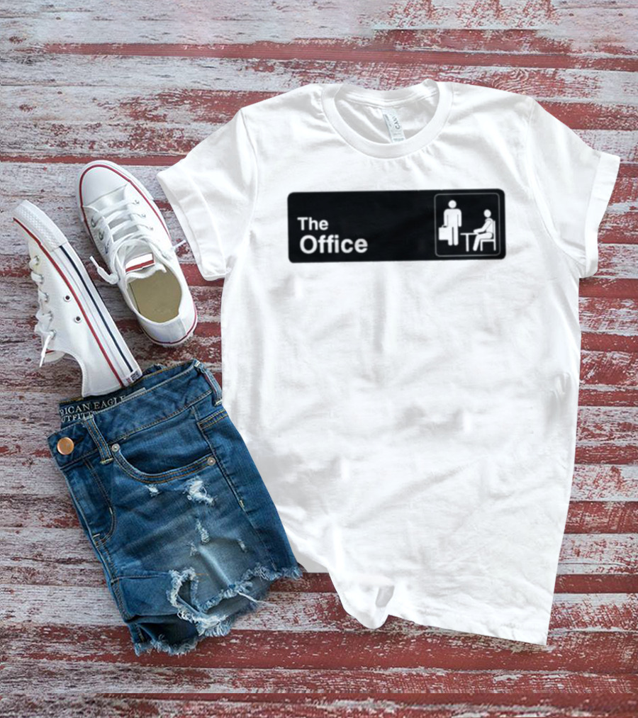 The Office TV Show Iconic Logo With Sitting And Standing Figures T-Shirt