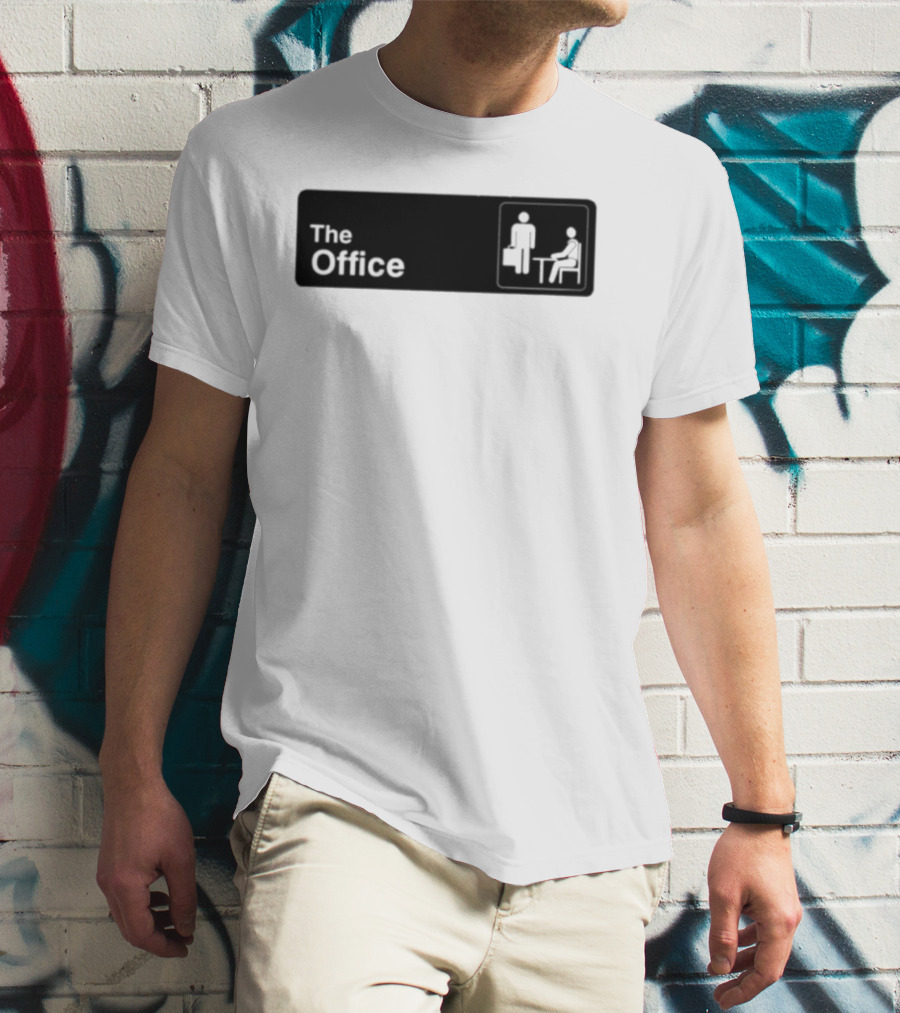 The Office TV Show Iconic Logo With Sitting And Standing Figures T-Shirt