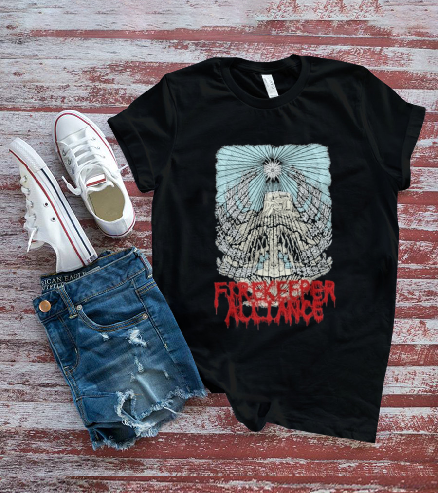 Fire Keeper Alliance Chief Mountain Thomas Hooper T-Shirt