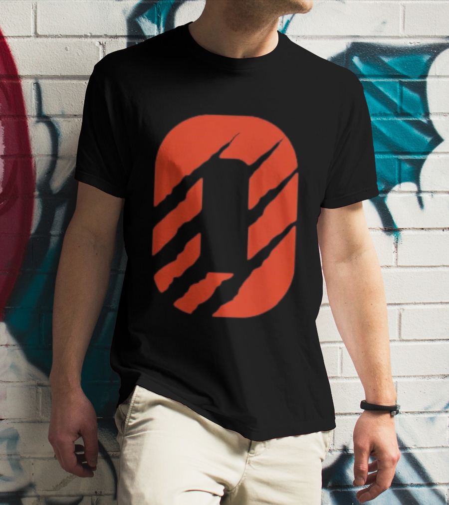 Cincinnati Bengals Clawed Stripes T-Shirt