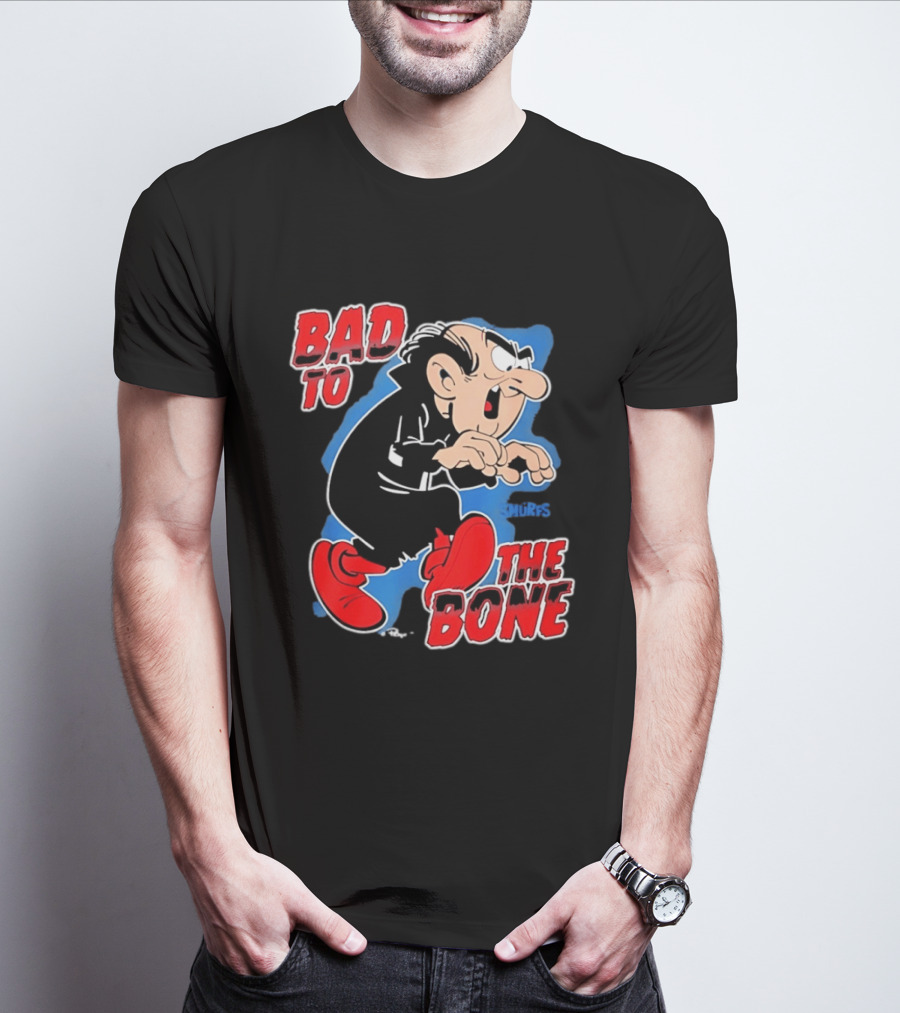Gargamel Bad To The Bone Smurfs Cartoon Villain T-Shirt