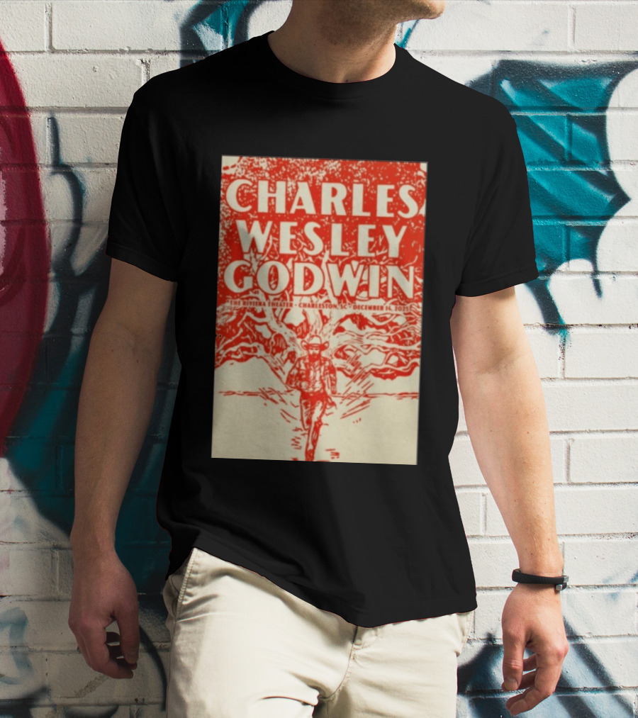 Charles Wesley Godwin Live At The Riviera Theater Charleston SC December 14 2025 T-Shirt