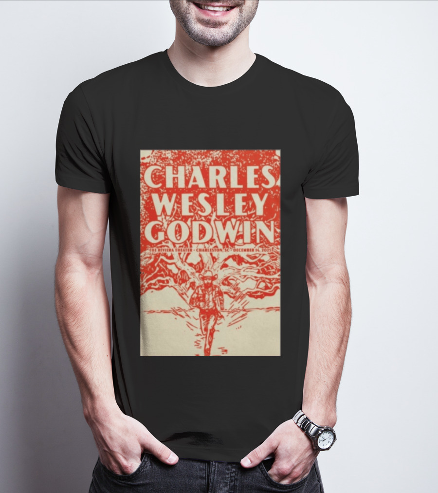 Charles Wesley Godwin Live At The Riviera Theater Charleston SC December 14 2025 T-Shirt