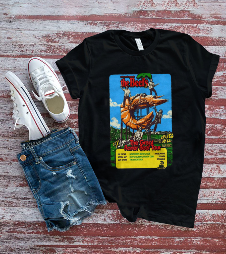 The Beefs 2026 The Great Rarier Beef Tour Melbourne Sydney Brisbane T-Shirt