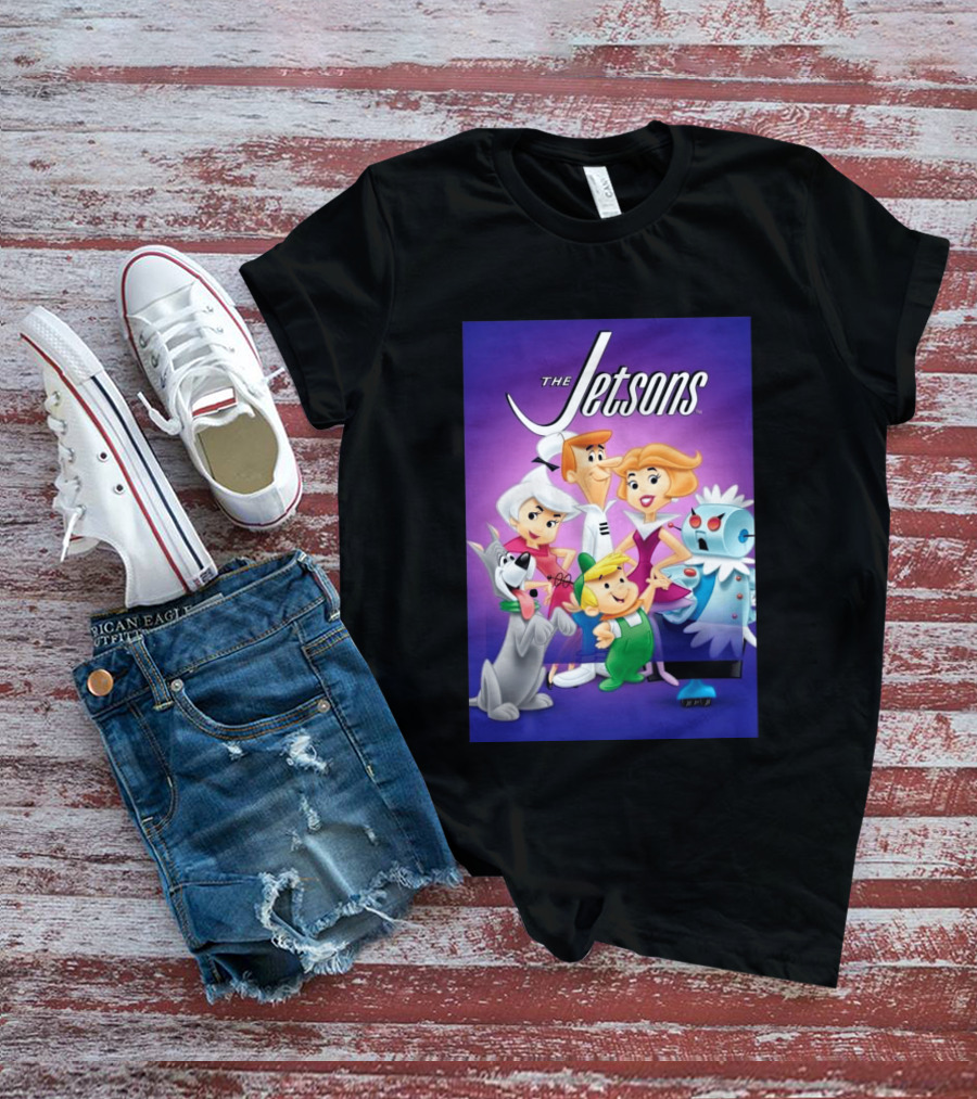 The Jetsons Family 2062 Animation Characters T-Shirt
