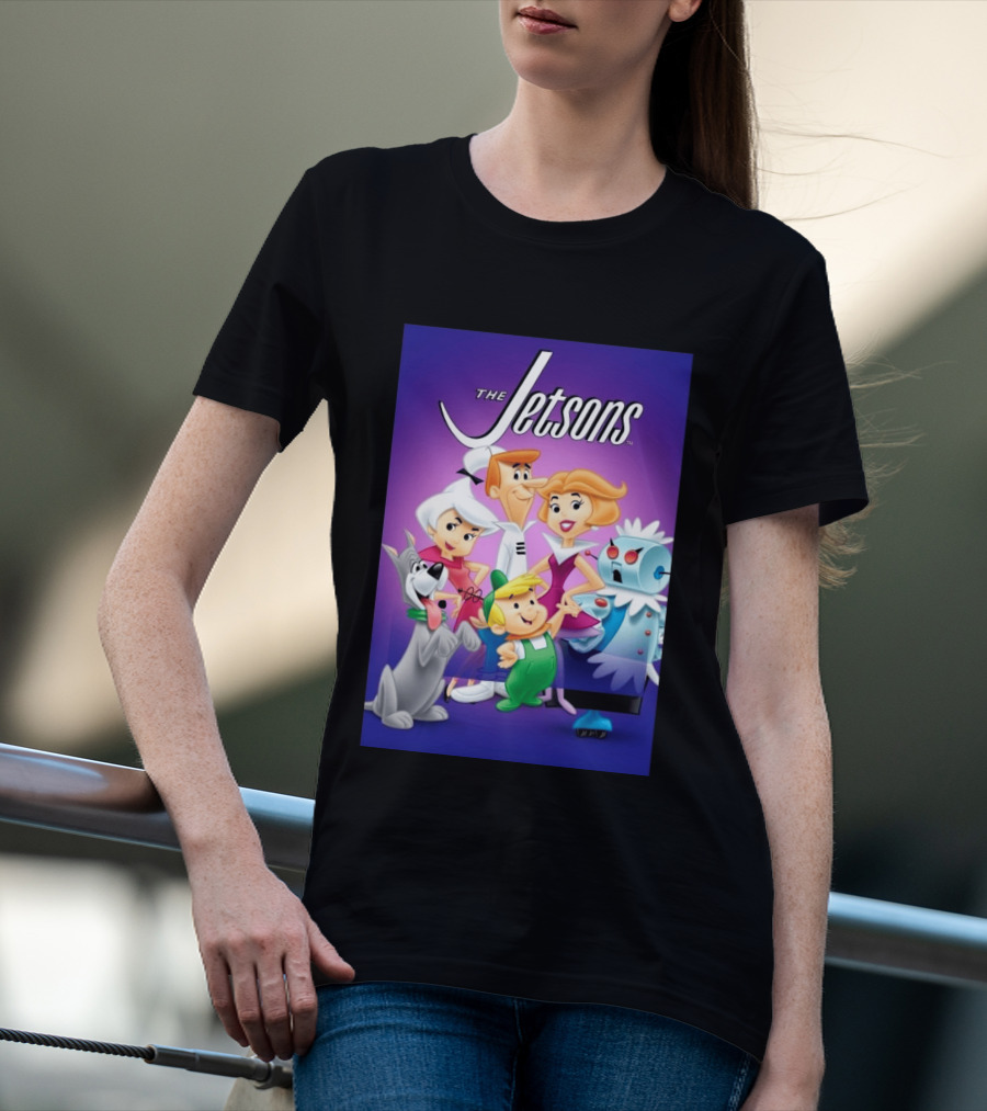 The Jetsons Family 2062 Animation Characters T-Shirt