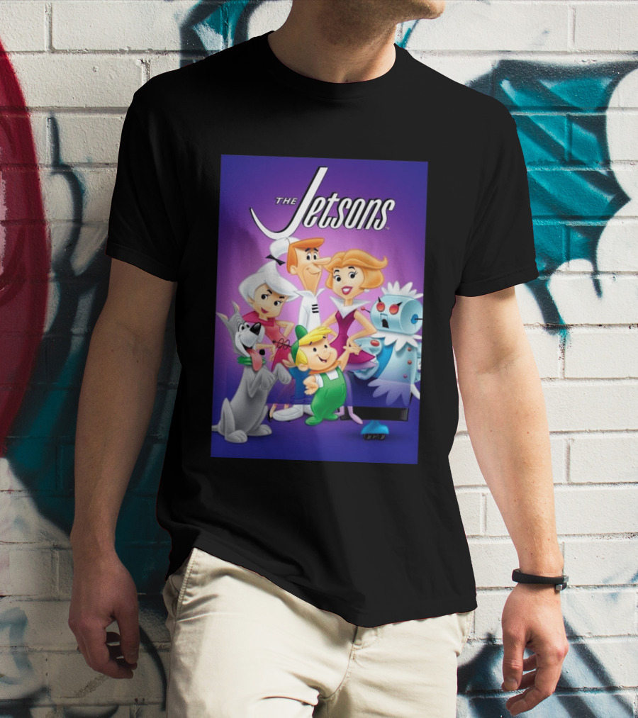 The Jetsons Family 2062 Animation Characters T-Shirt