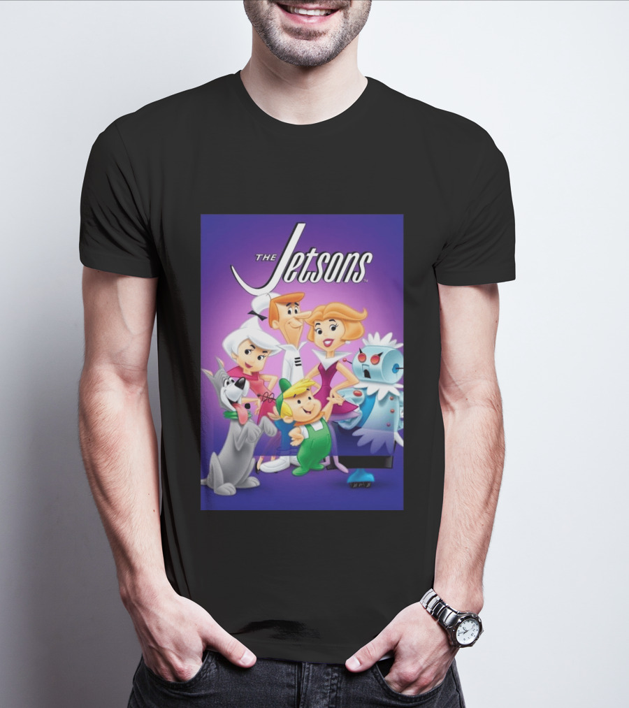 The Jetsons Family 2062 Animation Characters T-Shirt