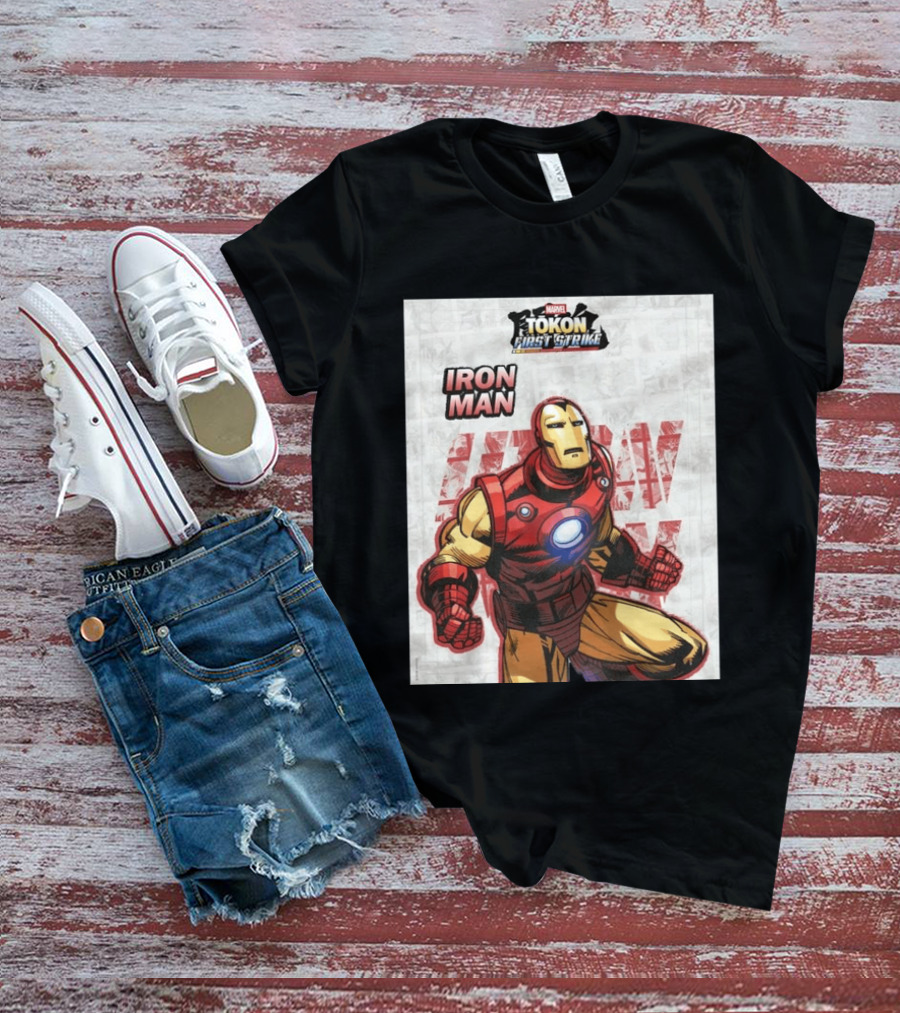 Marvel Tokon First Strike Iron Man Comic T-Shirt