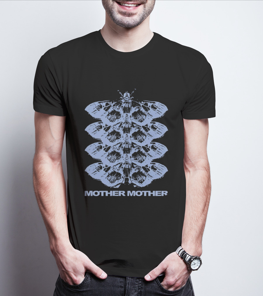 Mother Mother Moth Stack Indie Rock Band T-Shirt