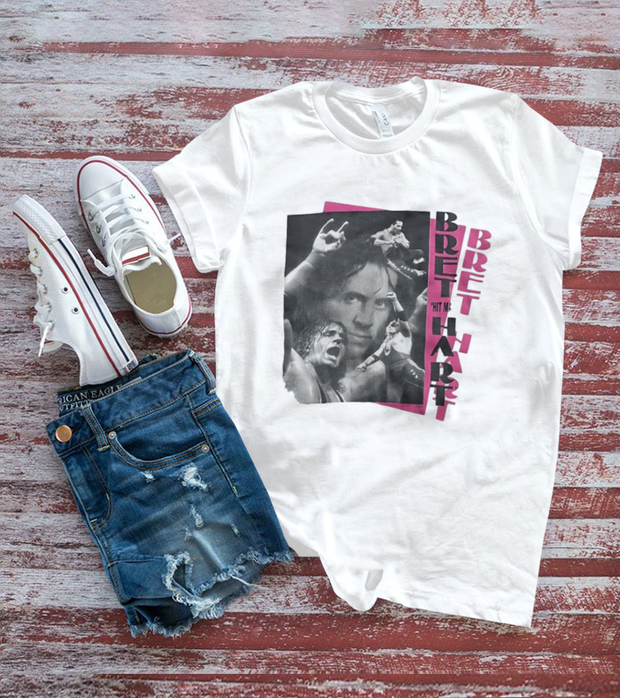 Bret Hit Man Hart WWF Wrestling Legend T-Shirt