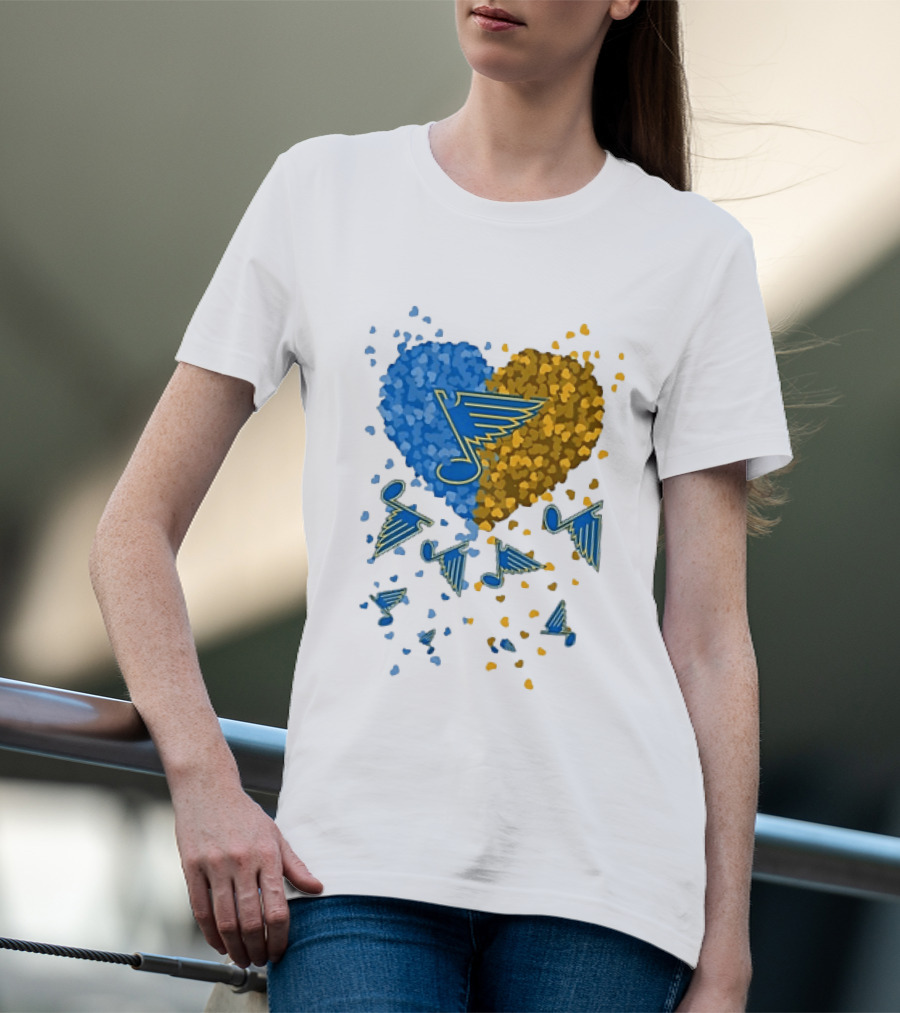 Classic St Louis Blues Heart NHL Hockey 2026 T-Shirt