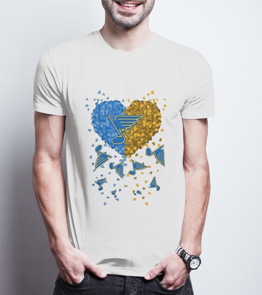 Classic St Louis Blues Heart NHL Hockey 2026 T-Shirt