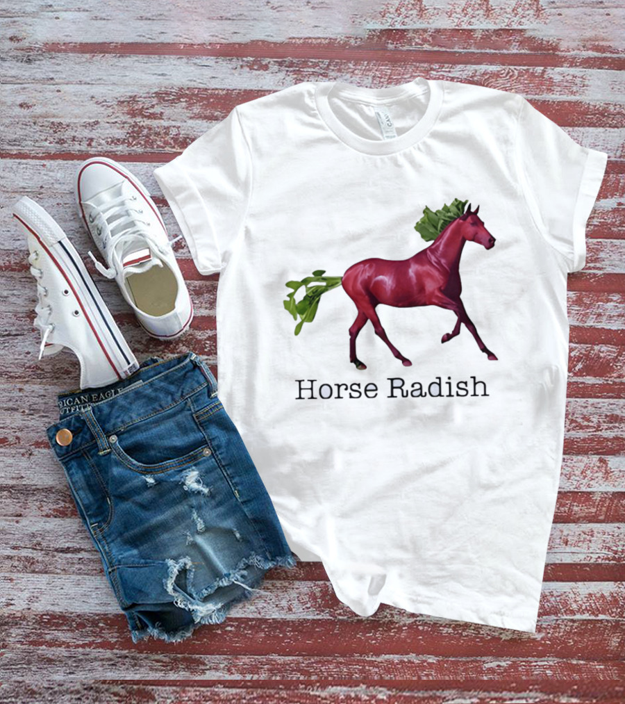Horse Radish Vegetable Pun Humor T-Shirt