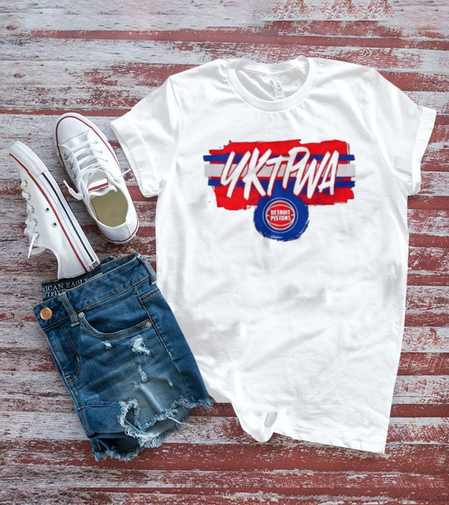 Yktpwa Detroit Pistons Celebration T-Shirt