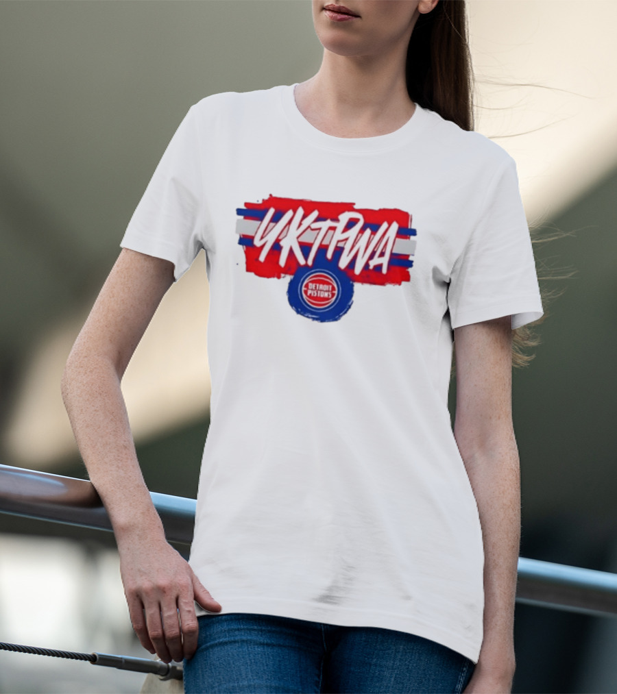 Yktpwa Detroit Pistons Celebration T-Shirt