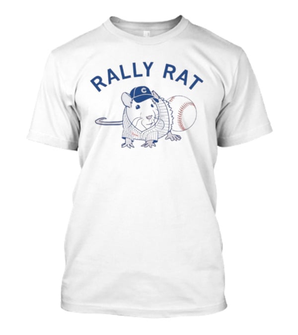 Rally Rat Chicago Cubs Baseball MLB 2026 Meme Cap Ball T-Shirt