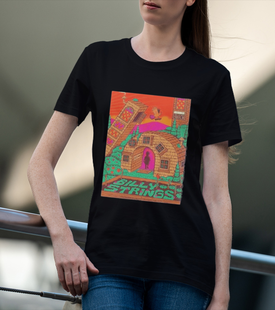 Billy Strings Fishers IN 2026 Night 3 Live August 8 Event Center T-Shirt