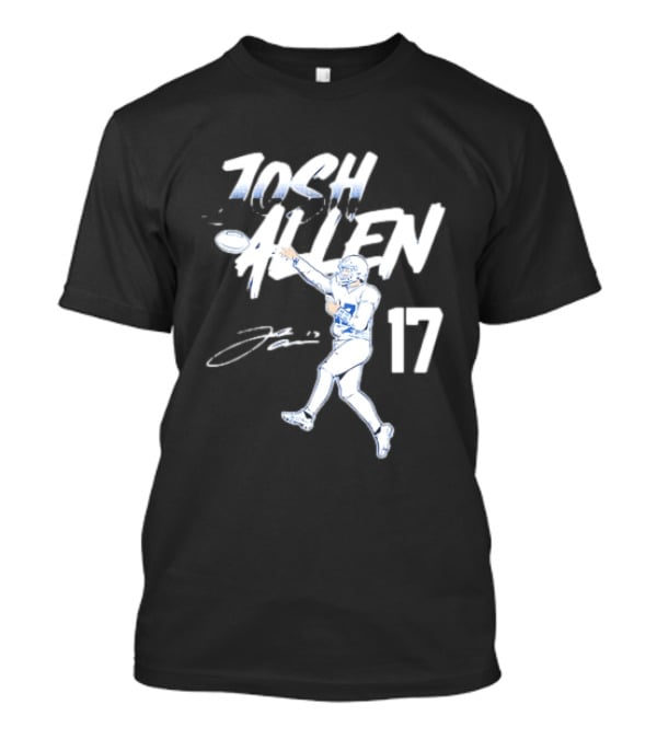 Josh Allen 17 Buffalo Bills Throwing T-Shirt
