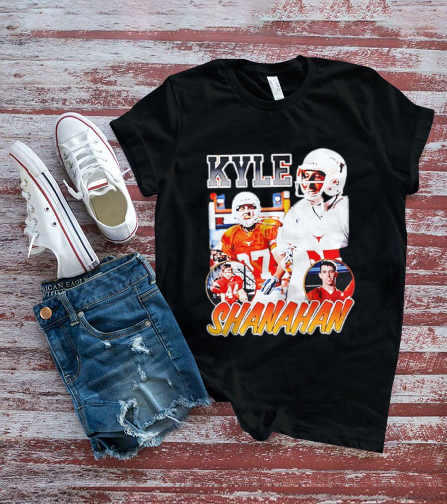 Kyle Shanahan Texas Longhorns Football Legend Player Number 17 T-Shirt