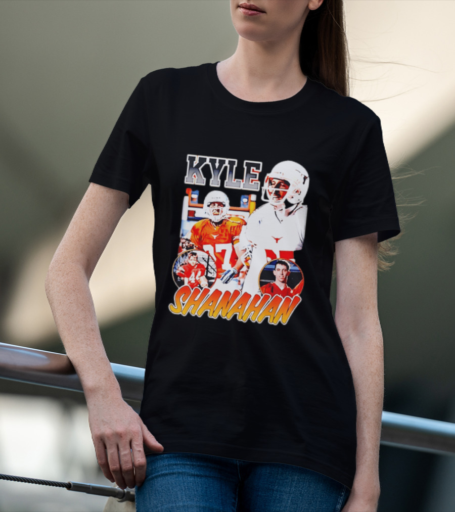 Kyle Shanahan Texas Longhorns Football Legend Player Number 17 T-Shirt