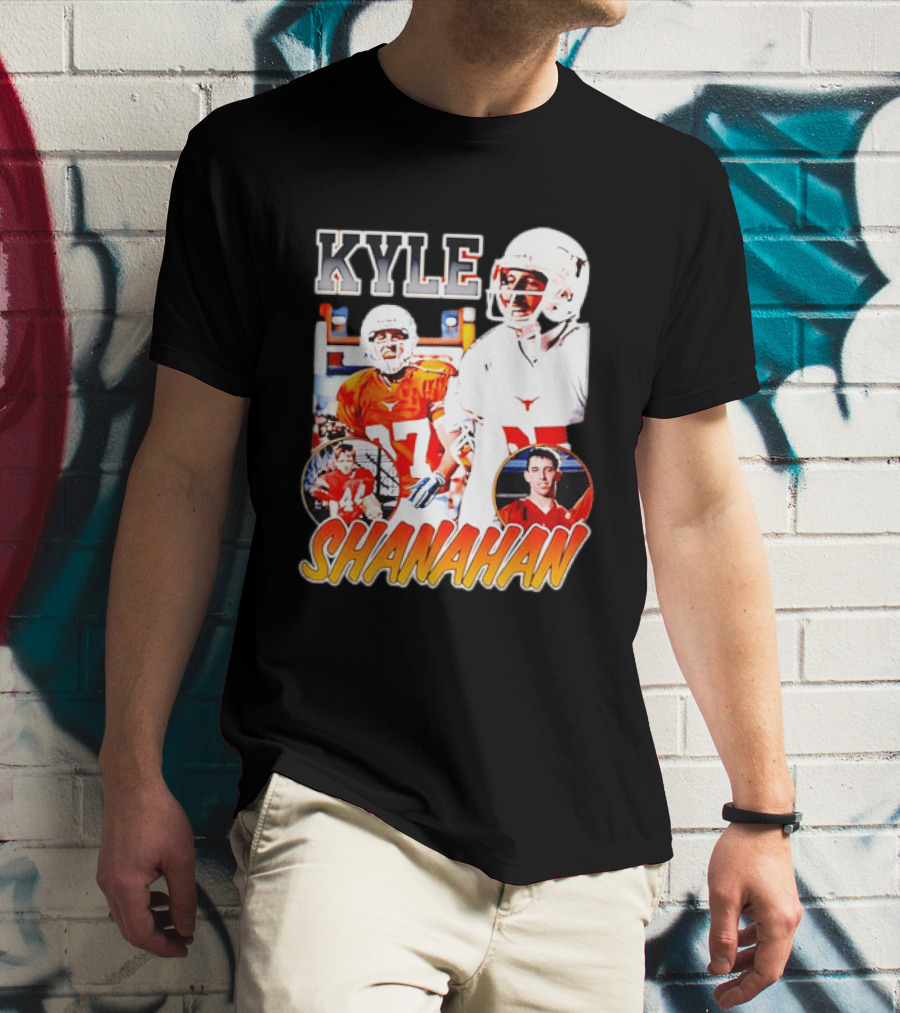 Kyle Shanahan Texas Longhorns Football Legend Player Number 17 T-Shirt