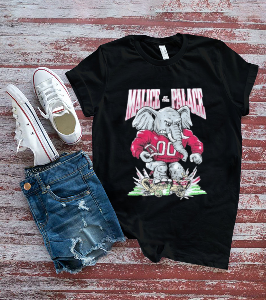 Alabama Crimson Tide Malice At The Palace Elephant 00 Beat Ou T-Shirt