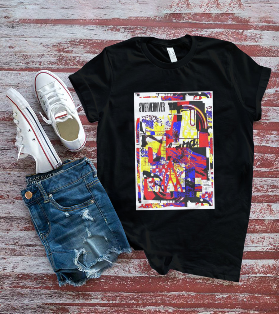 Swervedriver Phoenix Concert Theatre Toronto ON Aug 21 2026 Vibrant Abstract Collage T-Shirt