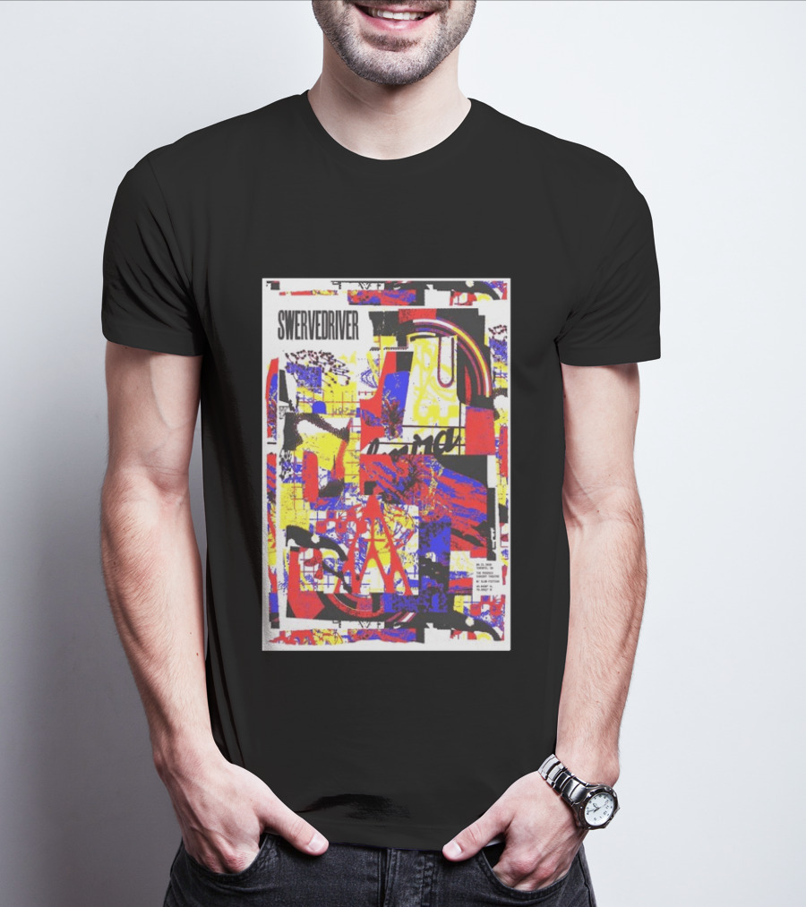 Swervedriver Phoenix Concert Theatre Toronto ON Aug 21 2026 Vibrant Abstract Collage T-Shirt