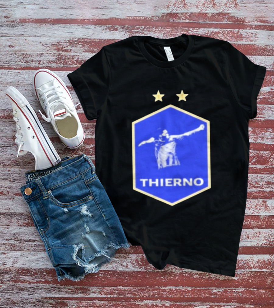 Thierno Barry Everton FC Two Stars Blue Crest T-Shirt