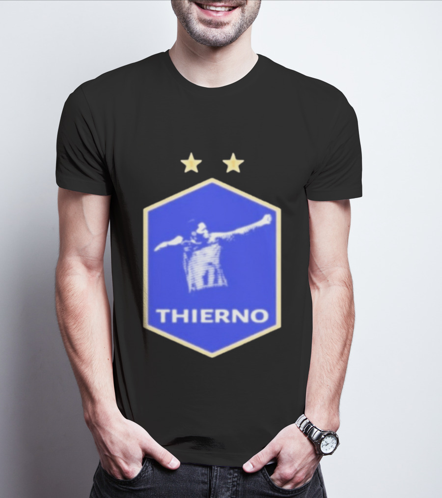 Thierno Barry Everton FC Two Stars Blue Crest T-Shirt
